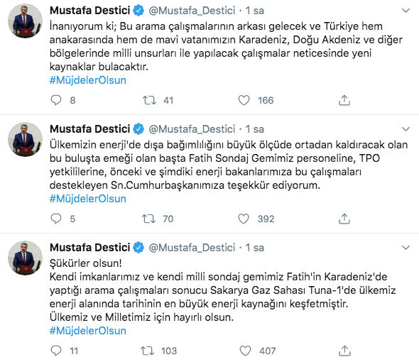 Mustafa Destici’den doğalgaz müjdesi sonrası “şükürler olsun” mesajı - Resim: 0