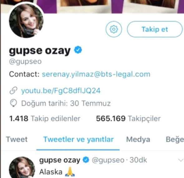 Ünlü oyuncu Gupse Özay'a Afrin tepkisi! - Resim: 3