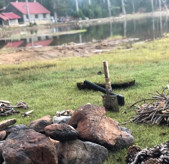 Neslihan Atagül ve Kadir Doğulu Odun kırıp ateş yakıyorlar - Resim: 3