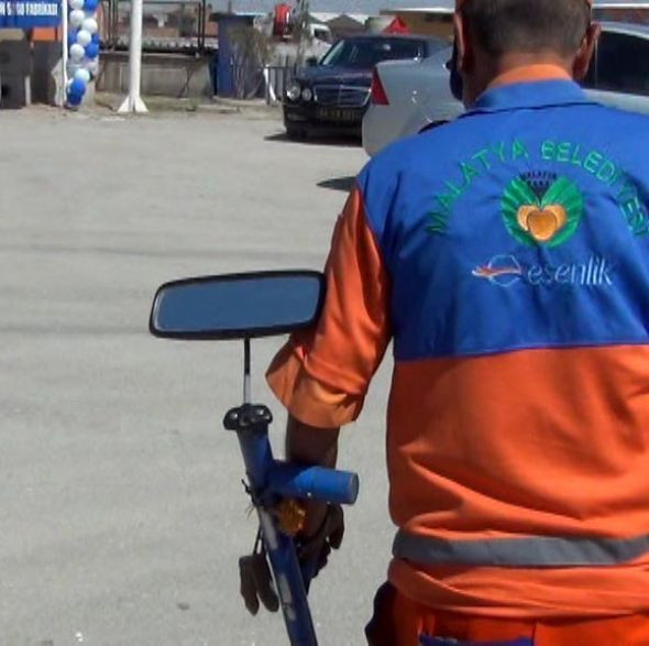 Dikiz aynalı temzilik işçisi! - Resim: 3