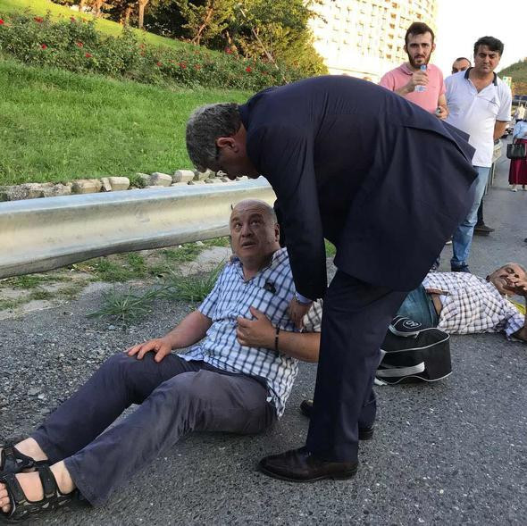 TEM'deki kazaya Mevlüt Uysal müdahale etti - Resim: 2