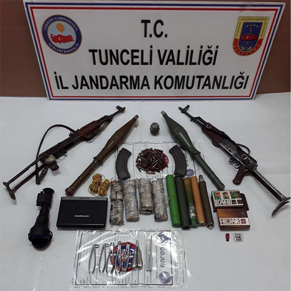 Tunceli'de PKK cephaneliği ele geçirildi! - Resim: 4