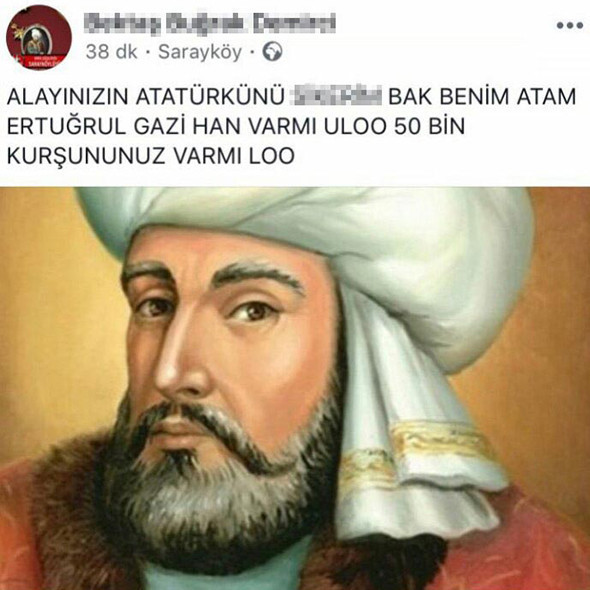 Atatürk'e küfür etti! Çığ gibi tepkiler gelince... - Resim: 2