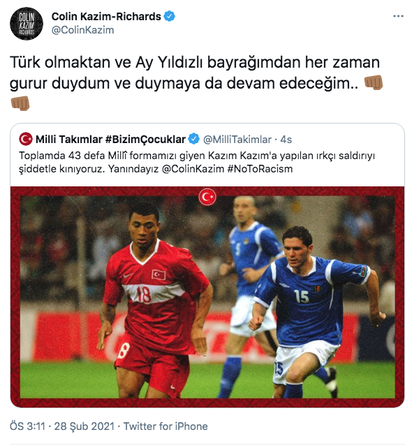 Colin Kazım'a Irkçı saldırı! İğrenç sözler İngiltere'yi karıştırdı - Resim: 2