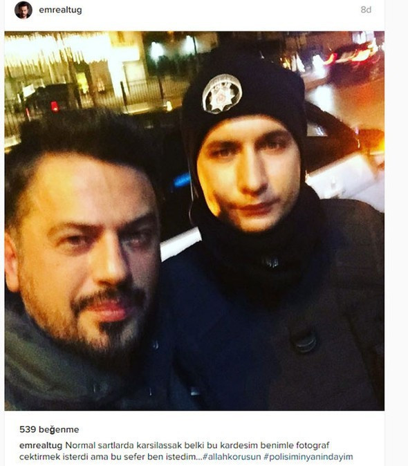 İstanbul patlama sonrası ünlülerden polisimin yanındayım mesajı - Resim: 3