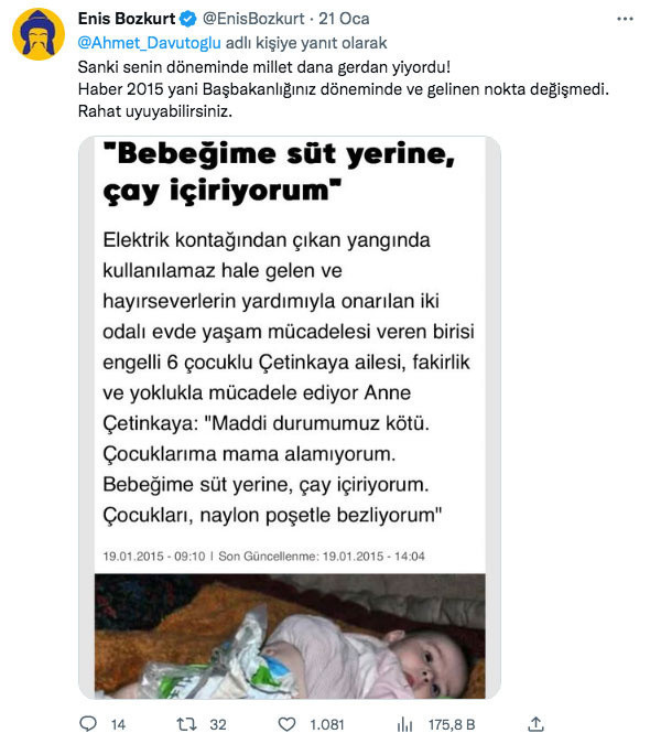 Davutoğlu'nun 'bizlere uyku haram' dediği haber kurgu çıktı tweeti silmedi paylaşıma yorum yağdı - Resim: 3
