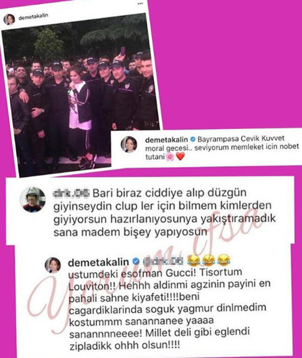 Çıldırtan yoruma Demet'ten olay cevap: Aldın mı ağzının payını - Resim: 4