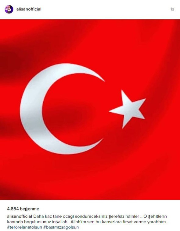 Ünlüler teröre lanet yağdırdı - Resim: 4