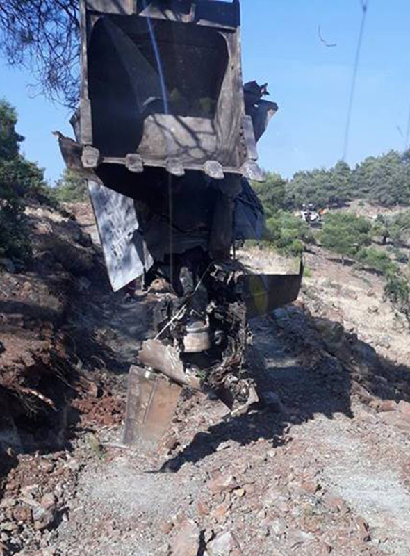 Gaziantep'te bulunan Rus füzesi enkazı taşındı! - Resim: 2