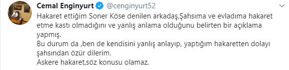 Enginyurt önce küfür etti sonra özür diledi! - Resim: 1