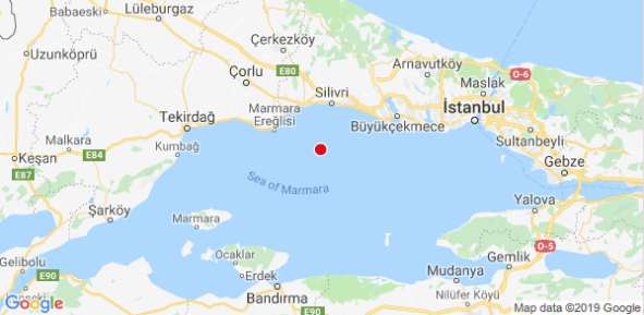 Marmara Denizi'nde 3.4 büyüklüğünde deprem - Resim: 1
