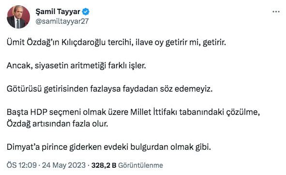 Şamil Tayyar'dan Ümit Özdağ Kemal Kılıçdaroğlu anlaşmasıyla ilgili açıklama - Resim: 0