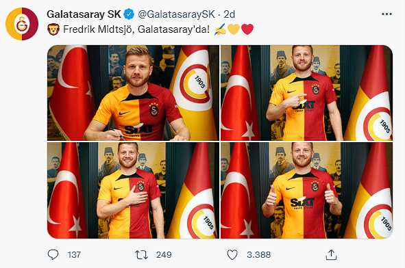 Galatasaray, Fredrik Midtsjö'yü resmen açıkladı! İşte sözleşme detayları - Resim: 0