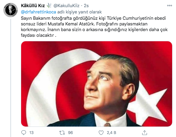 Fahrettin Koca’nın '10 Kasım Atatürk'ü anma' paylaşımı olay yarattı - Resim: 3