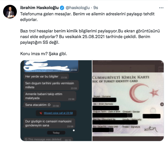 E devlet ve e nabız hacklendi iddiası olay oldu! Hakan Fidan ve Erdoğan'ın kimliklerini paylaşınca... - Resim: 1