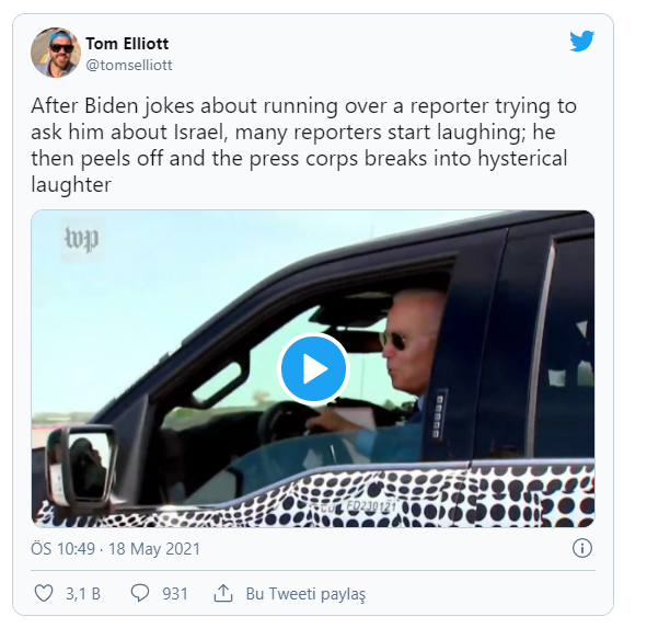 ABD Başkanı Joe Biden'ın şaka anlayışı! İsrail sorusuna skandal cevap - Resim: 0