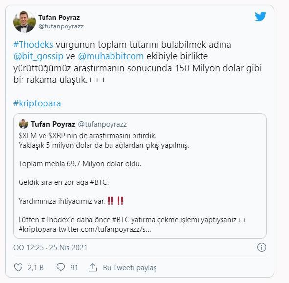 2 milyar dolar değilmiş! Thodex vurgununda gerçek rakam ortaya çıktı - Resim: 0