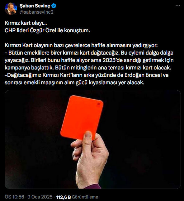 Özgür Özel'den kımızı kart eleştirilerine yanıt - Resim: 0