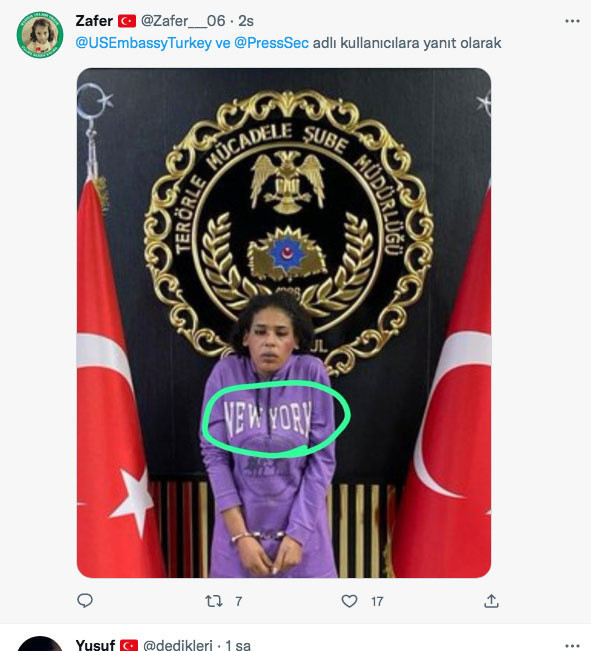 İstiklal Caddesi saldırısı sonrası ABD'nin taziye paylaşımının altına yorum yağdı itiniz emin ellerde - Resim: 3