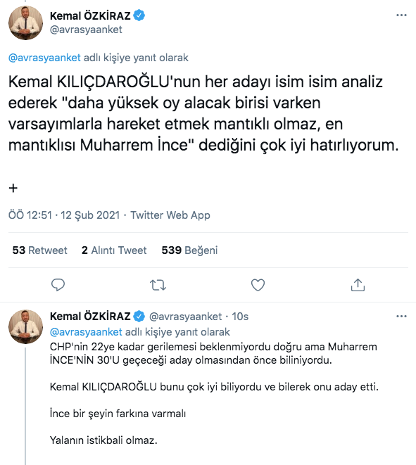 Kemal Özkiraz'dan Muharrem İnce'ye ağır sözler! Yalanın istikbali olmaz - Resim: 1