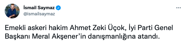 İYİ Parti'ye katılan Ahmet Zeki Üçok, Meral Akşener'in danışmanı oldu - Resim: 0
