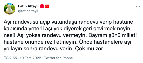 Fatih Altaylı'dan aşı randevusu açan Sağlık Bakanlığı'na tepki - Resim: 0