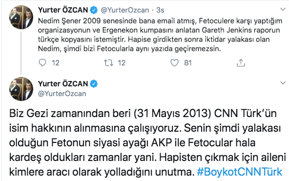 CHP'nin ABD temsilcisi Yurter Özcan'ın 15 Temmuz darbesinde attığı twite bakın - Resim: 0