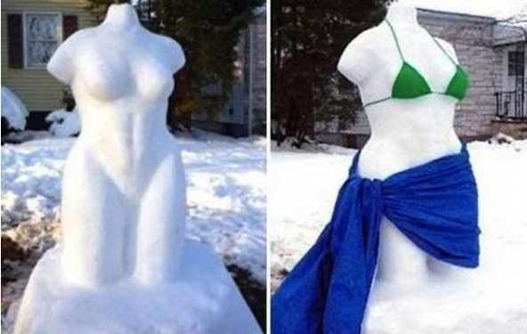 En sıra dışı kardan adam modelleri! - Resim: 3