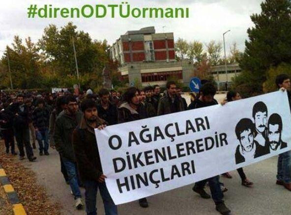 ODTÜ'de protestoculara polis müdahalesi - Resim: 1