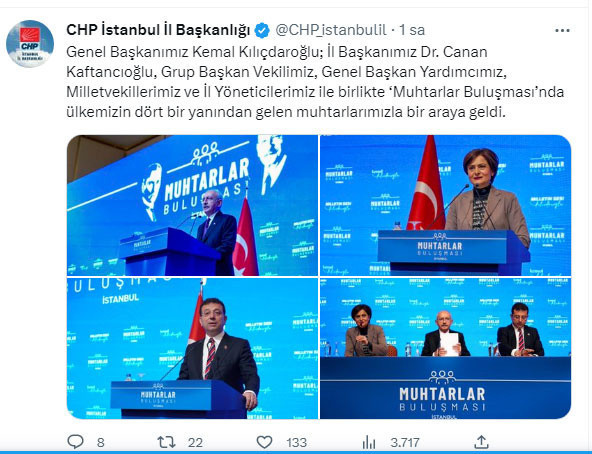Siyasi yasaklı Canan Kaftancıoğlu'nu il başkanı diye tanıttılar - Resim: 0