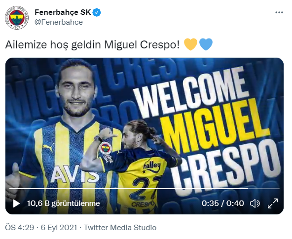 Miguel Crespo Fenerbahçe'de! 3+1 yıllık sözleşme imzalandı - Resim: 1
