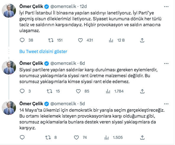 İYİ Parti'ye saldırısı sonrası Meral Akşener 'korkmuyorum Recep Bey!' dedi AK Parti'den yanıt geldi - Resim: 0