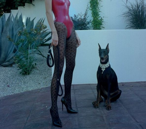 Köpeğine pırlanta gerdanlık taktı poz verdi olay oldu - Resim: 3