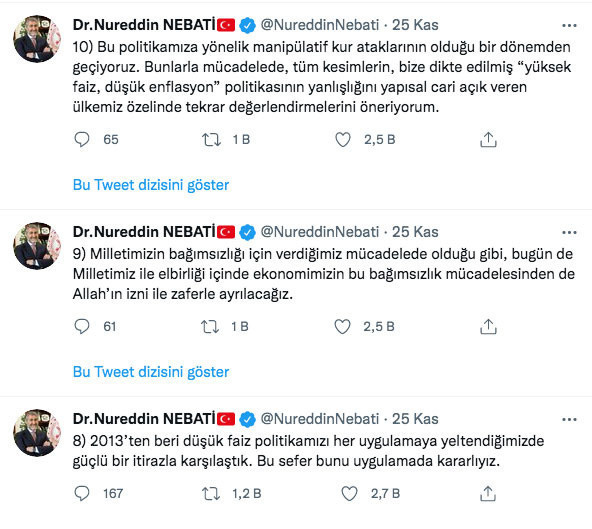 Lütfü Elvan affını istediğinde Nurettin Nebati Erdoğan'ın bilgisi dahilinde tweet attı - Resim: 0