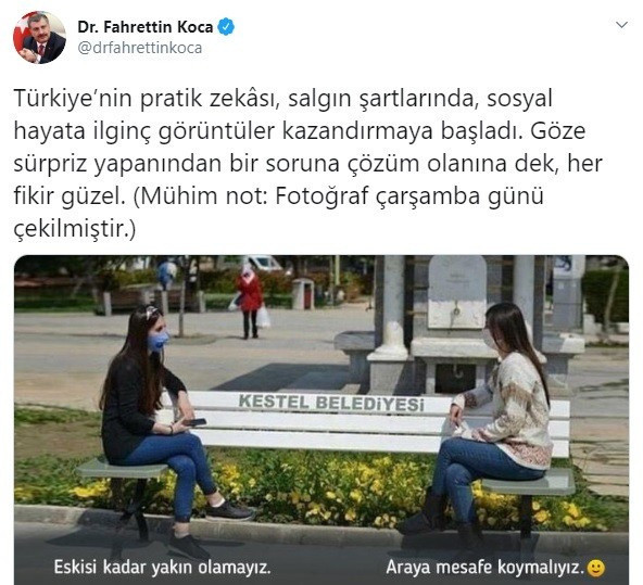 Fahrettin Koca'yı mest eden görüntü: Her fikir güzel - Resim: 0