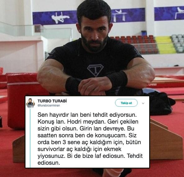 Survivor Turabi kendisini tehdit eden Murat Özarı'yı topa tuttu - Resim: 4