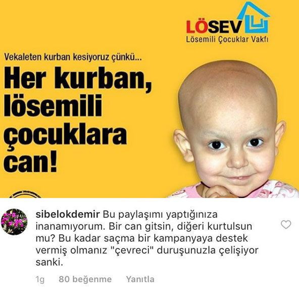 LÖSEV için yardım isteyen Beren Saat kendisine yapılan yoruma kızdı - Resim: 2