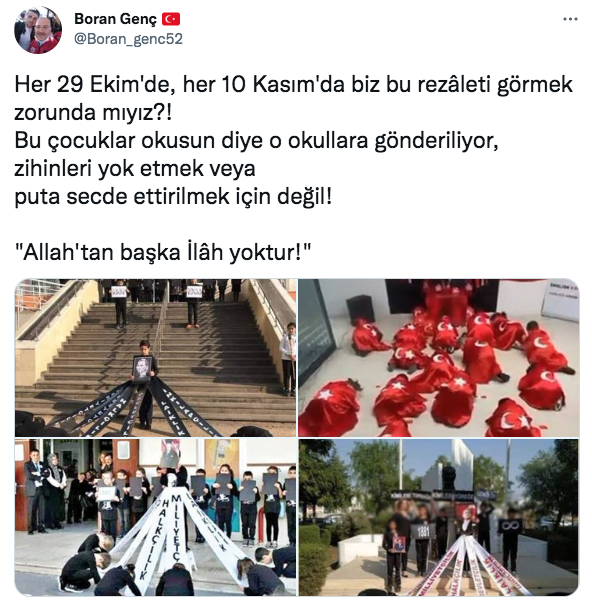 'Her 10 Kasım bu rezaleti görmek zorunda mıyız?' AK Partili Boran Genç'in Atatürk skandalı - Resim: 0