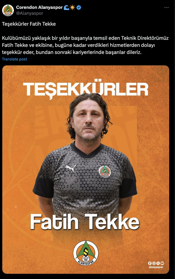 Süper Lig ekibinde teknik direktör ile yollar ayrıldı - Resim: 0