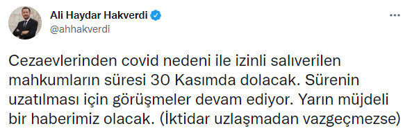 CHP'li Hakverdi müjde verdi! 90 bin mahkum için flaş gelişme - Resim: 0