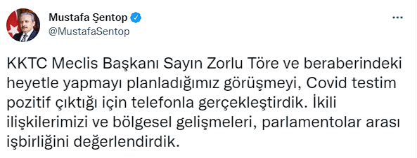 Yüz yüze görüşmeye koronavirüs engeli! Mustafa Şentop'un testi pozitif çıktı - Resim: 0