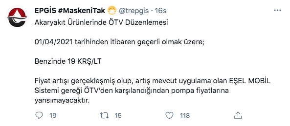 Son dakika benzine 19 kuruş zam geldi EPGİS açıkladı pompaya yansımayacak! - Resim: 0