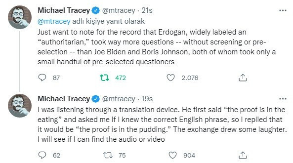 ABD'li gazeteci ortaya çıkardı: Biden ve Johnson önceden soruları aldı Erdoğan almadı - Resim: 0