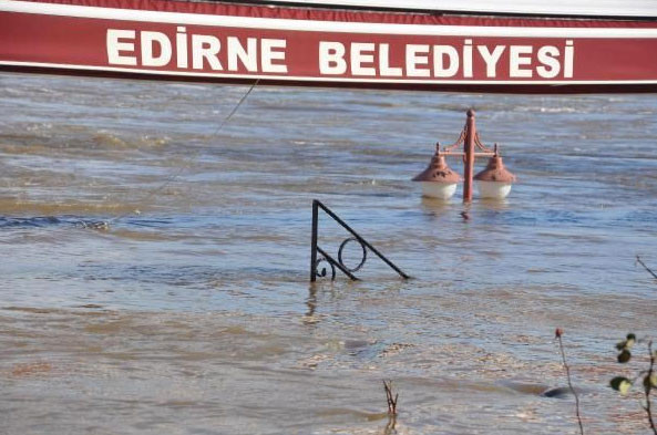 Edirne'de taşkın alarmı - Resim: 1