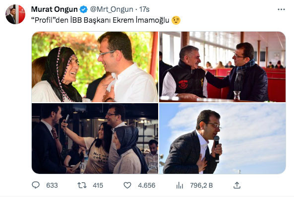 Murat Ongun'dan Canan Kaftancıoğlu'na İmamoğlu profili göndermesi - Resim: 0