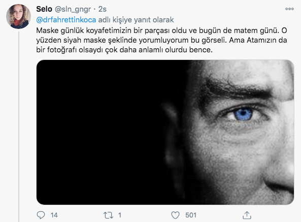 Fahrettin Koca’nın '10 Kasım Atatürk'ü anma' paylaşımı olay yarattı - Resim: 2