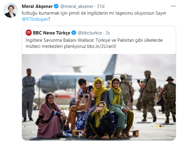 Meral Akşener'den Erdoğan'a sert tepki: İngilizlerin mi taşeronu oluyorsun? - Resim: 0