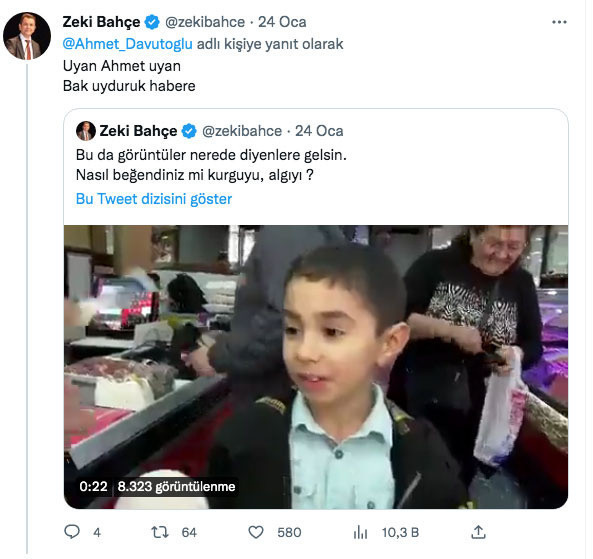 Davutoğlu'nun 'bizlere uyku haram' dediği haber kurgu çıktı tweeti silmedi paylaşıma yorum yağdı - Resim: 1