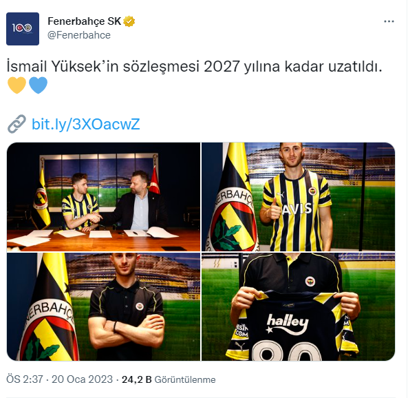 Fenerbahçe duyurdu! Sözleşmesi 2027'ye kadar uzatıldı - Resim: 1