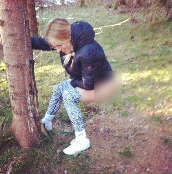 Tuvaletini yaparken fotoğraf paylaşan kayakçı şimdi de çırıl çıplak! - Resim: 4